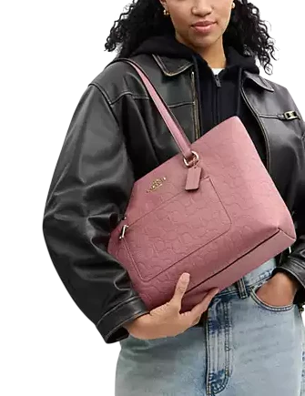 Coach Station Tote Bag In Signature Leather | Brixton Baker Coach Station Tote Bag In Signature Leather | Brixton Baker