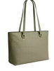  Coach Station Tote Bag In Signature Leather Pistachio