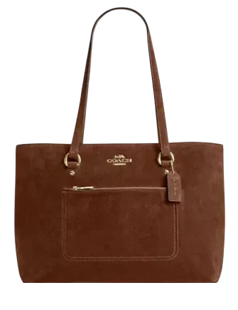 Coach Station Tote Bag Warm Brown