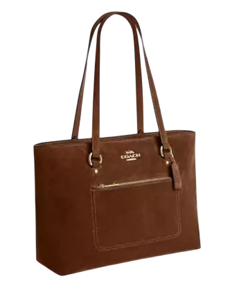 Coach Station Tote Bag Warm Brown