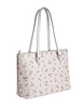 Coach Station Tote Bag With Star Print Chalk