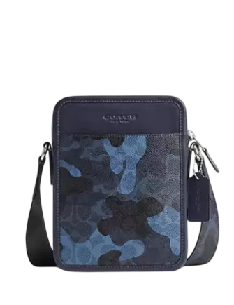 Coach Sullivan Crossbody Bag In Signature Camo Print Blue