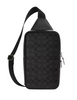 Coach Sullivan Pack In Signature Canvas Charcoal Black