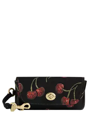 Coach Sunglass Case With Cherry Print