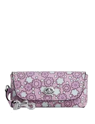Coach Sunglass Case With Floral Print