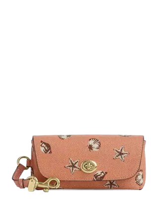 Coach Zip Card Case In Sketch Signature Canvas | Brixton Baker