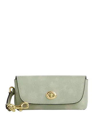 Coach Sunglasses Case With Floral Print Pale Green