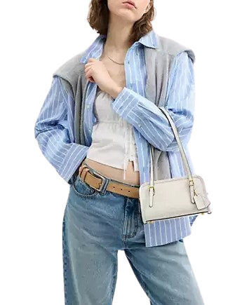 Coach Swing Zip Bag 20 Chalk