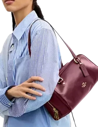 Coach Sydney Shoulder Bag Dark Cherry