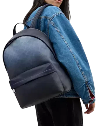 Coach Taylor Backpack In Ombre Signature Canvas Blue