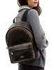 Coach Taylor Small Backpack In Loved Leather Black Brown