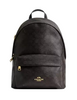 Coach Taylor Small Backpack In Signature Canvas Walnut Black