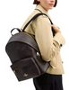 Coach Taylor Small Backpack In Signature Canvas Walnut Black