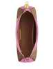 Coach Teri Hobo Bag In Signature Canvas Tan Fuschia