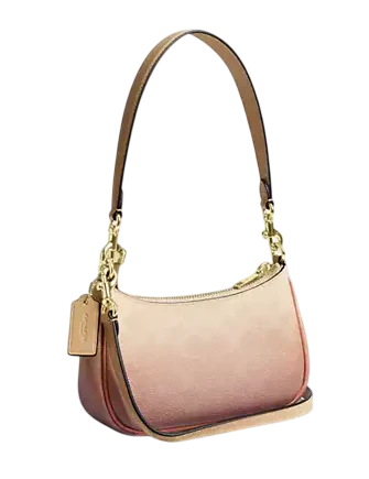 Coach Teri Mini Crossbody Bag In Ombre Signature Canvas Sunset