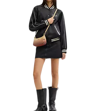 Coach Teri Mini Crossbody Bag In Ombre Signature Canvas Sunset