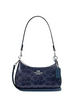 Coach Teri Mini Crossbody Bag In Signature Canvas Dark Denim