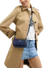 Coach Teri Mini Crossbody Bag In Signature Canvas Dark Denim