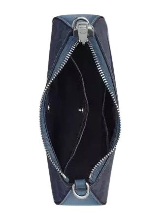 Coach Teri Mini Crossbody Bag In Signature Canvas Dark Denim
