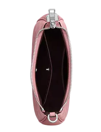 Coach Teri Mini Crossbody Bag In Signature Canvas Dusty Pink