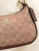 Coach Teri Mini Crossbody Bag In Signature Canvas Tan Brown