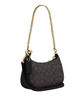 Coach Teri Mini Crossbody Bag In Signature Canvas Walnut Black