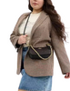 Coach Teri Mini Crossbody Bag In Signature Canvas Walnut Black