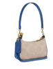 Coach Teri Mini Crossbody Bag In Signature Canvas With Coach Graphic Sand Pacific Bright Mineral