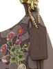 Coach Teri Mini Crossbody Bag In Signature Jacquard With Floral Embroidery Oak