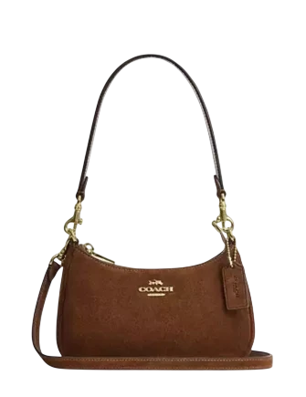 Coach Teri Mini Crossbody Bag Warm Brown