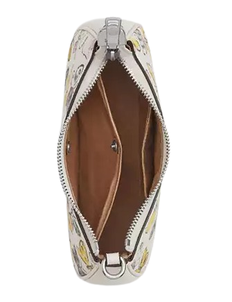 Coach Teri Mini Crossbody Bag With Butterfly Print Chalk