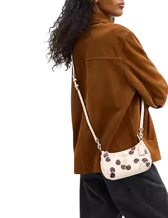 Coach Teri Mini Crossbody Bag With Cherry Print Chalk