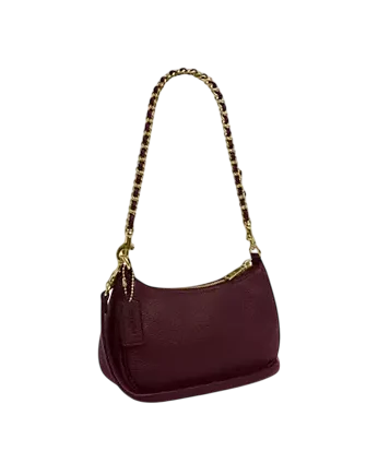 Coach Teri Mini Crossbody Bag With Crystals Dark Wine