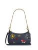 Coach Teri Mini Crossbody Bag With Embroidery Dark Denim 
