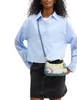 Coach Teri Mini Crossbody Bag With Floral Print  Blue Bell 