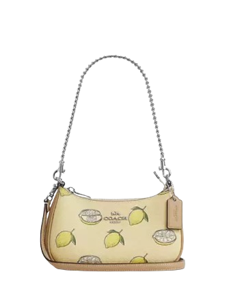 Coach Teri Mini Crossbody Bag With Lemon Print Garden Glade