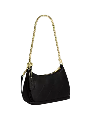 Coach Teri Mini Crossbody Bag With Quilting Black