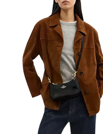 Coach Teri Mini Crossbody Bag With Quilting Black