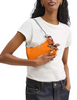 Coach Teri Mini Crossbody Bag With Star Charm Bright Mandarin / Tan