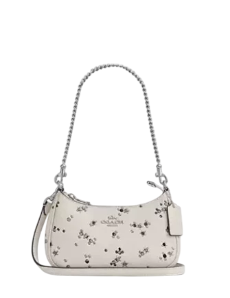 Coach Teri Mini Crossbody Bag With Star Print Chalk
