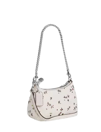 Coach Teri Mini Crossbody Bag With Star Print Chalk