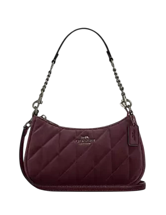 Coach Teri Shoulder Bag In Organic Cotton With Quilting