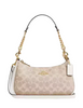 Coach Teri Shoulder Bag In Signature Canvas Sand Chalk