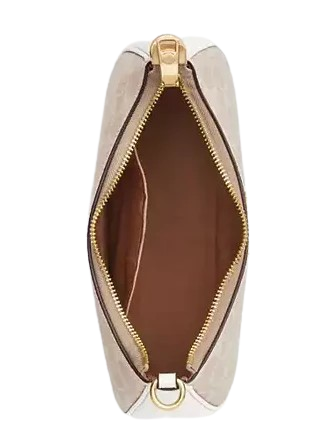 Coach Teri Shoulder Bag In Signature Canvas Sand Chalk