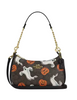 Coach Teri Shoulder Bag In Signature Canvas With Halloween Print Walnut