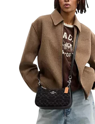 Coach Teri Shoulder Bag In Signature Denim | Brixton Baker