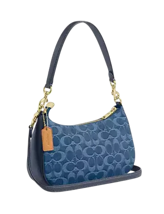 Coach Teri Shoulder Bag In Signature Denim Indigo