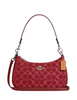 Coach Teri Shoulder Bag In Signature Denim True Red
