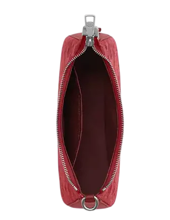 Coach Teri Shoulder Bag In Signature Denim True Red