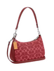 Coach Teri Shoulder Bag In Signature Denim True Red